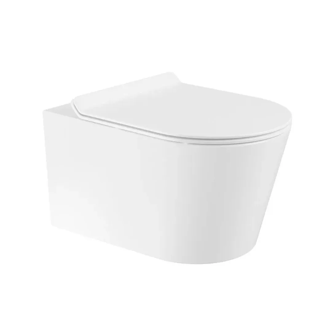 Bacia Convencional Suspensa Liss Branco Cromado Docol