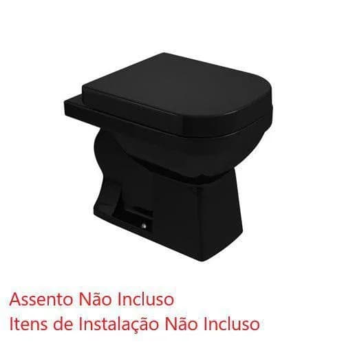 Bacia Sanitária Deca Quadra para Caixa Acoplado Ébano