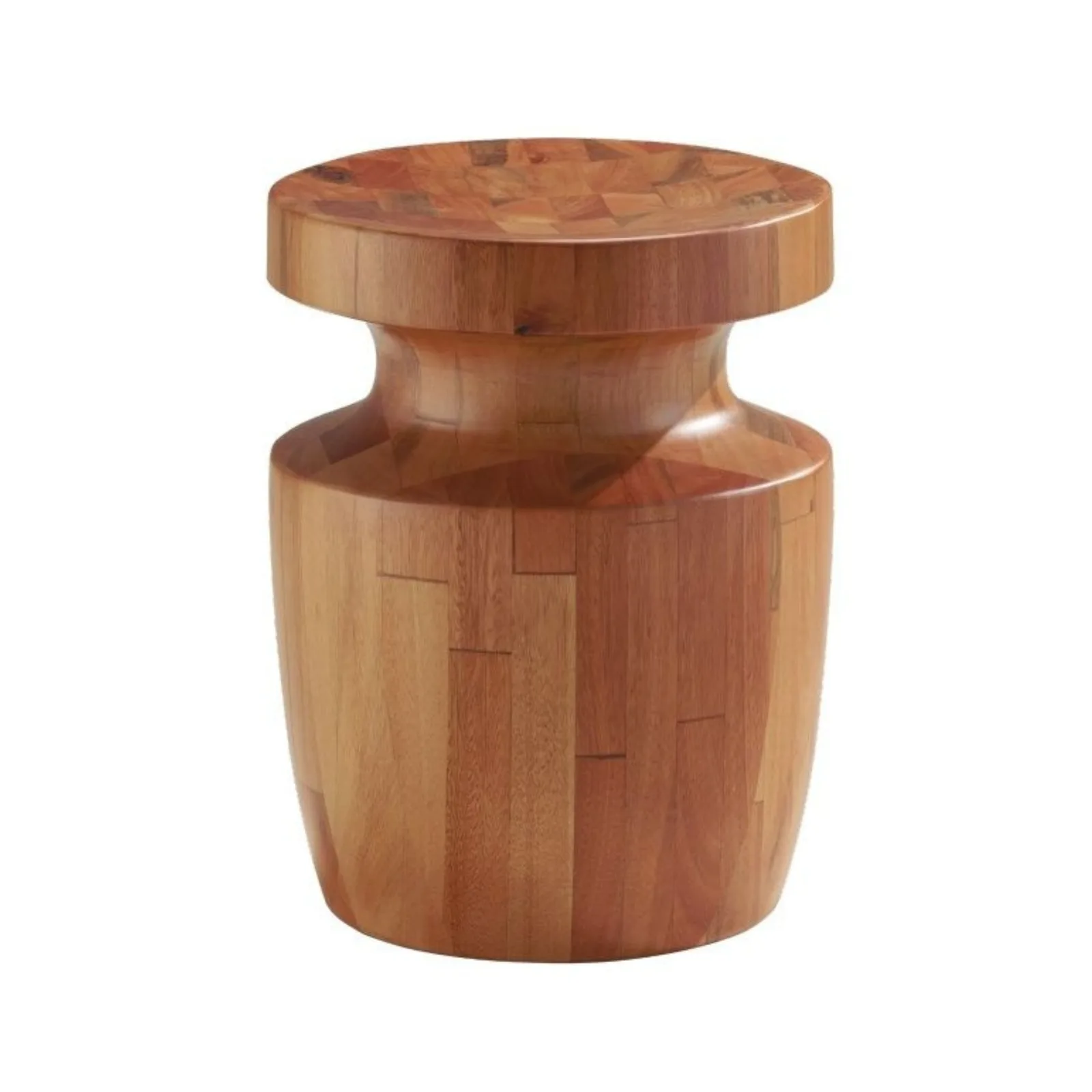 Banco Madeira Natural Imbuia Suave Ø330 x A 420 mm Meridiano Design Meso