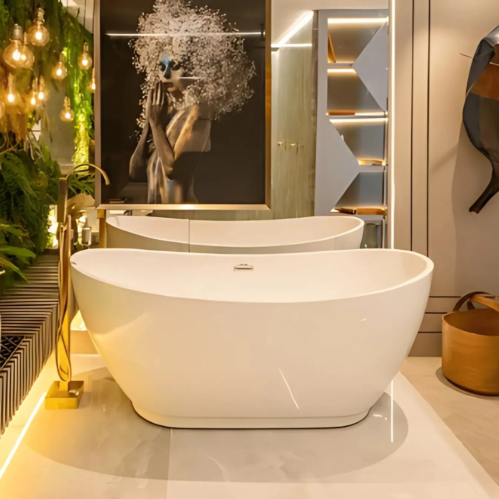 Banheira Sem Hidromassagem Axell Avolto 1,58x0,72 Branco Acr