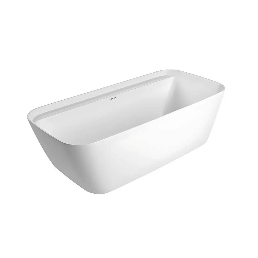 Banheira Sem Hidromassagem Com Apoio Deca Senses 177x082 Branco Fosco
