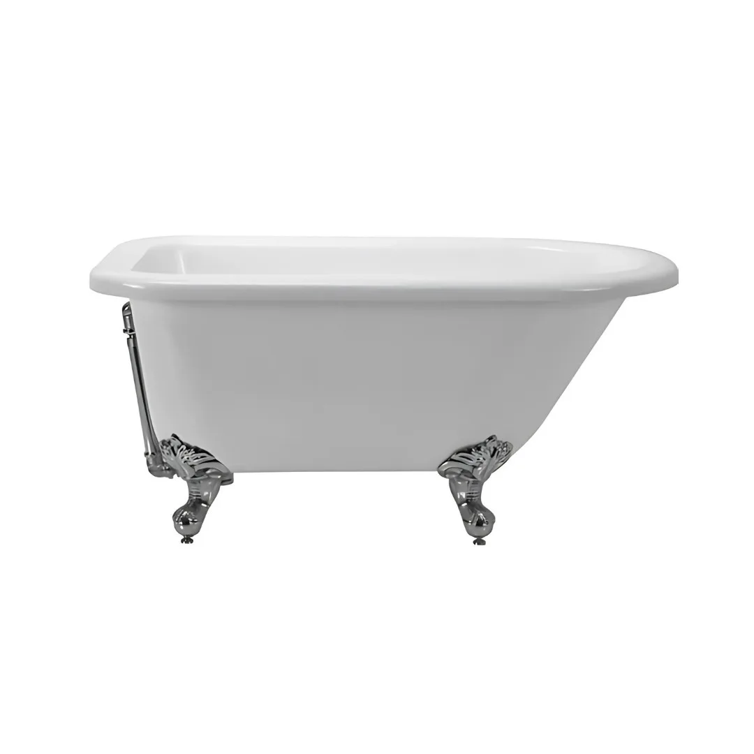 Banheira De Imersão Sem Hidromassagem Immersi Florian 135x740x640 Pé Cromado