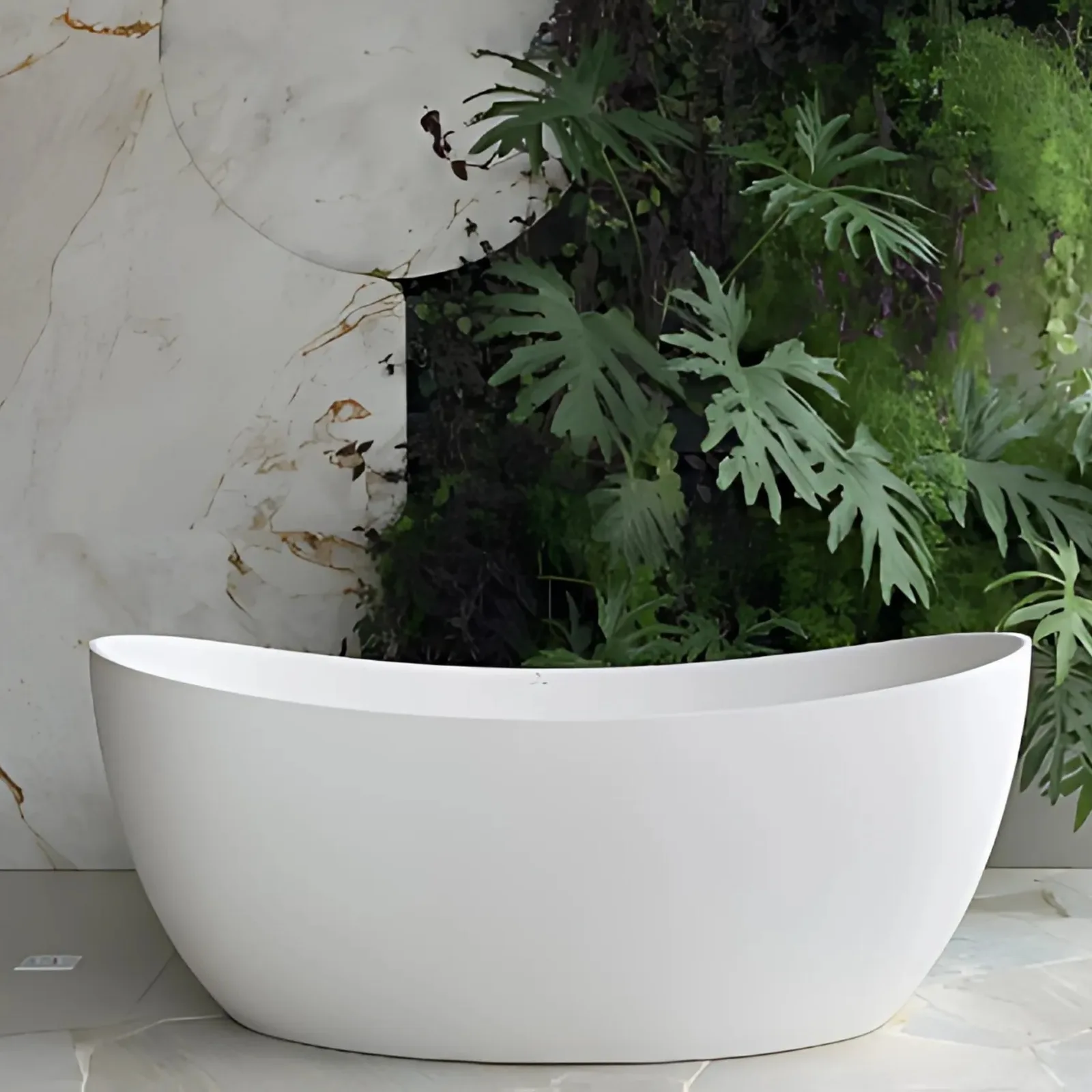 Banheira Sem Hidromassagem Sabbia Sampa 170x73 Com Válvula Click Acetinado Branco