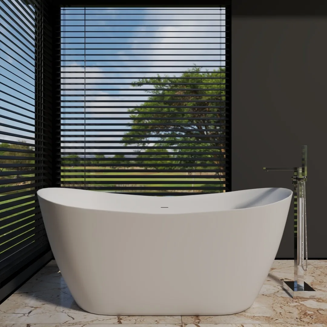 Banheira de Imersão Acrílica Terme Merano 172x77x72 Branco Brilho