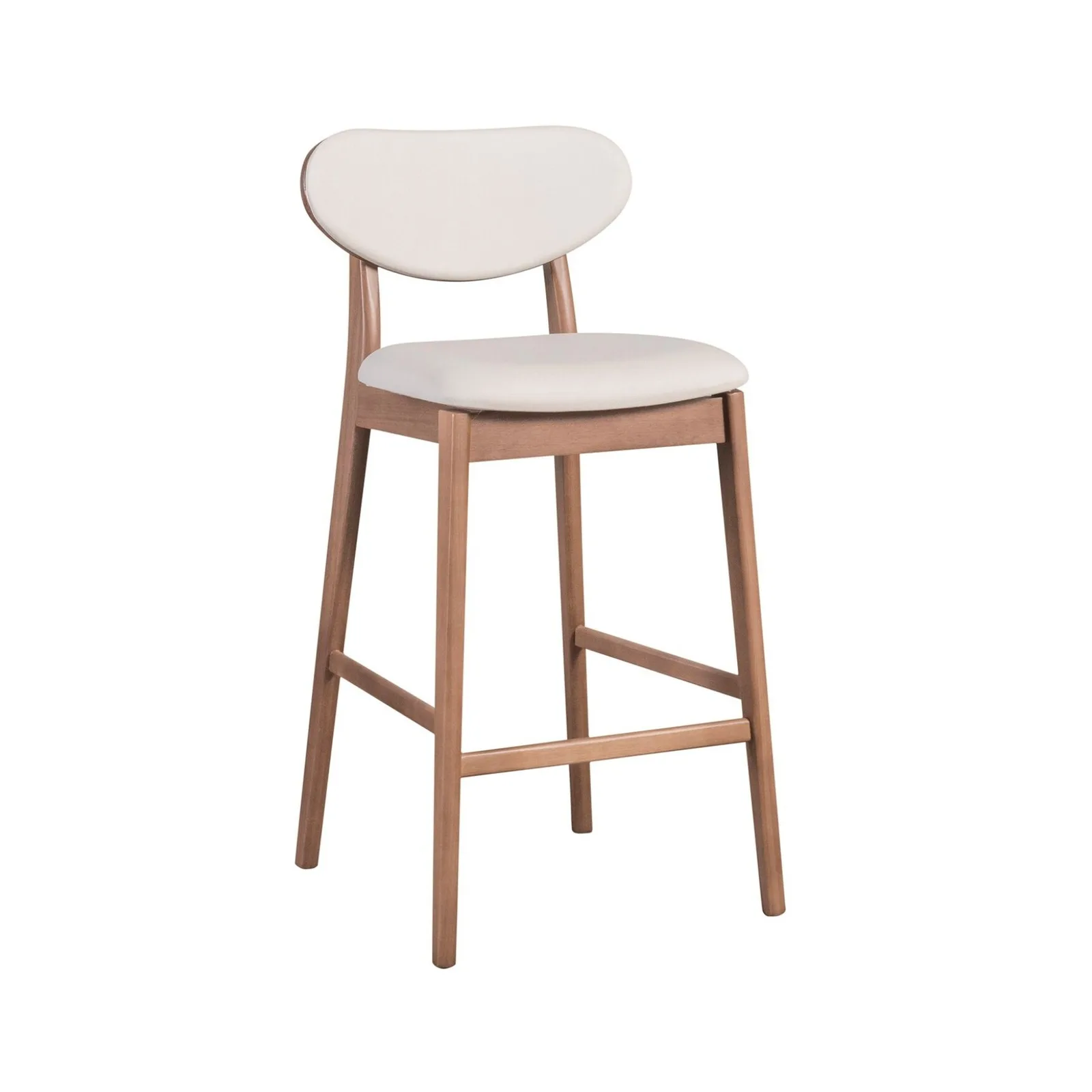 Banqueta Encosto Assimétrico 47 x 50 x 94 Gottems Aiko