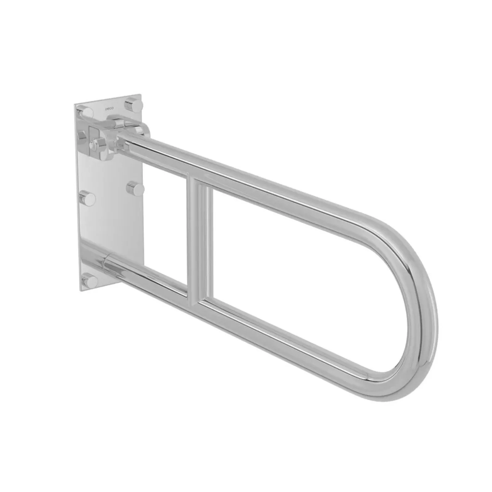 Barra de Apoio Lateral Articulada 60cm Aço Polido Deca