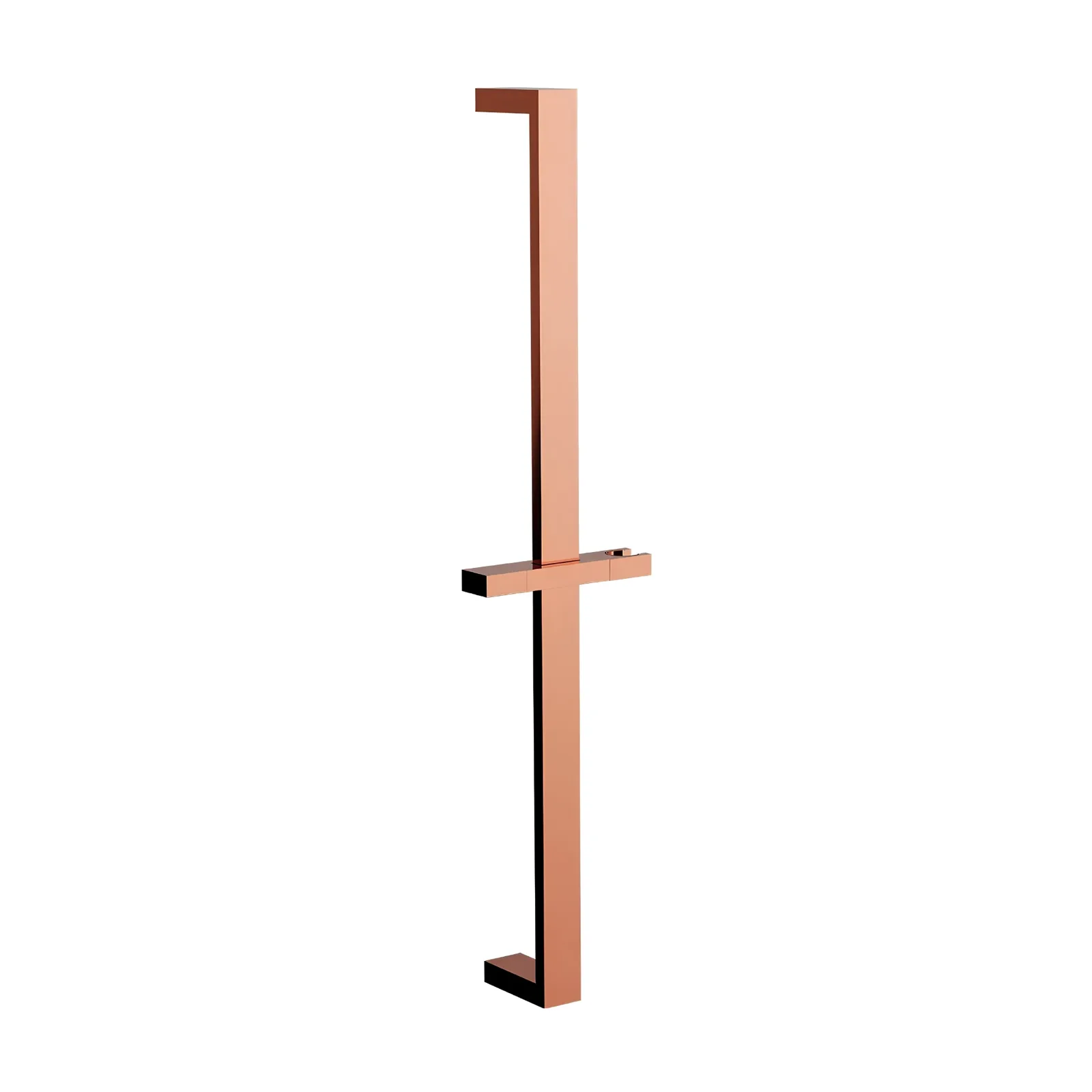 Barra Deslizante Retangular para Kit de Ducha Rose Gold Doka
