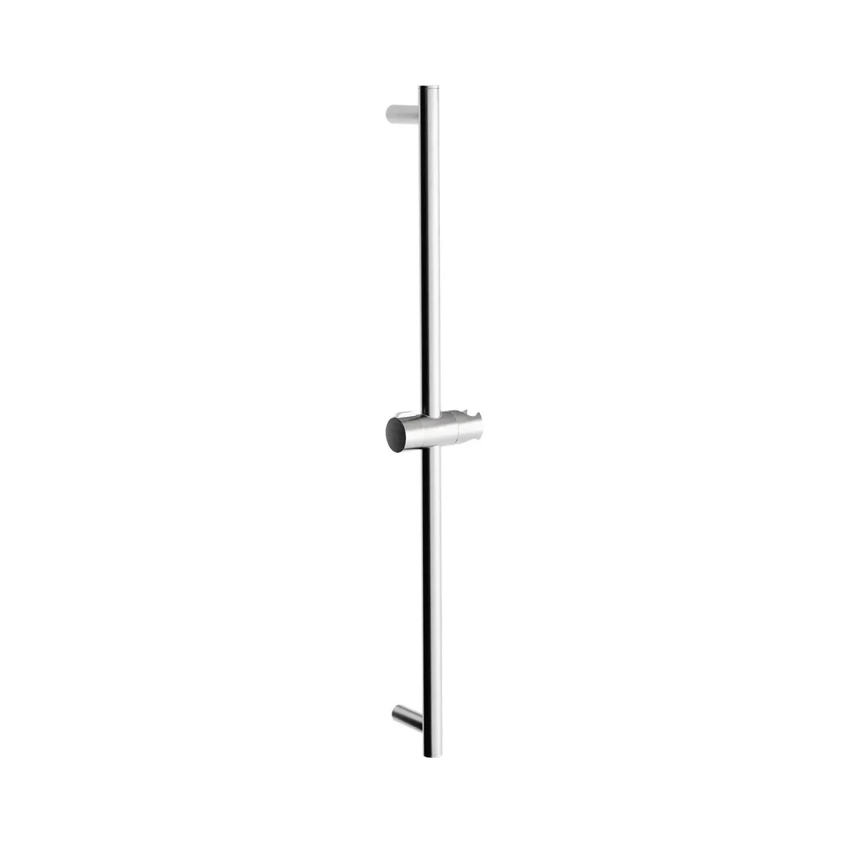 Barra Deslizante Redonda para Ducha Manual Brushed Nickel Doka Complementos