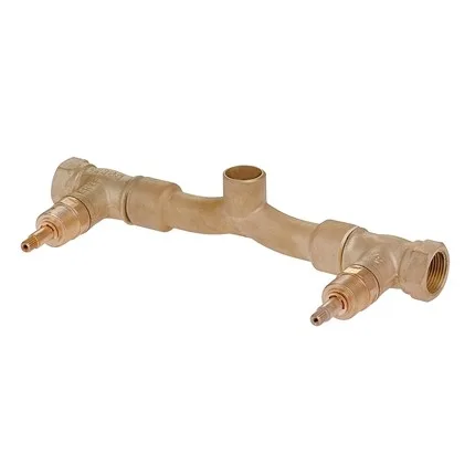 Base para Misturador Docol Duplo Comando para Chuveiro Rosca Rotativo