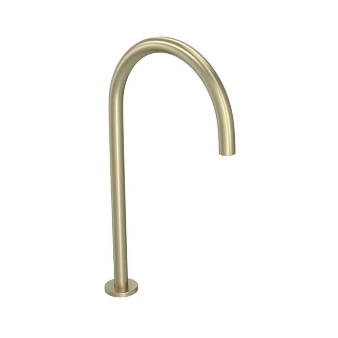 Bica Alta De Bancada Redonda G Para Banheiro Deca You Summer Gold