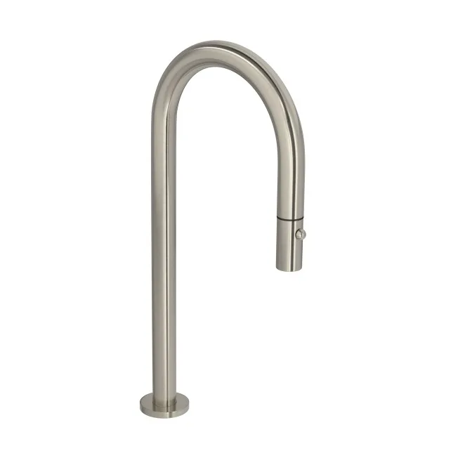 Bica de bancada para cozinha Deca You Curva Inox