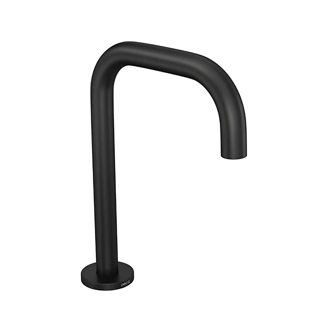 Bica Deca Baixa You Lavatório Mesa Quadrada P Black Matte