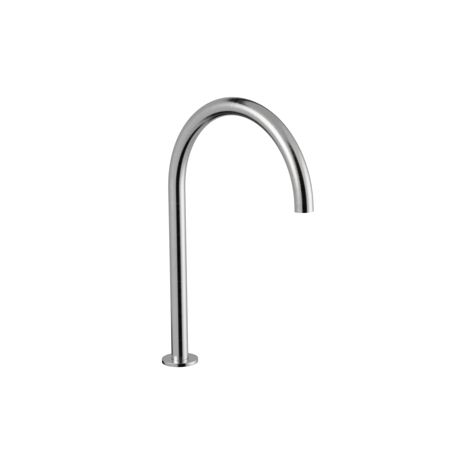Bica de Bancada para Lavatório 245mm Brushed Nickel Doka Loop