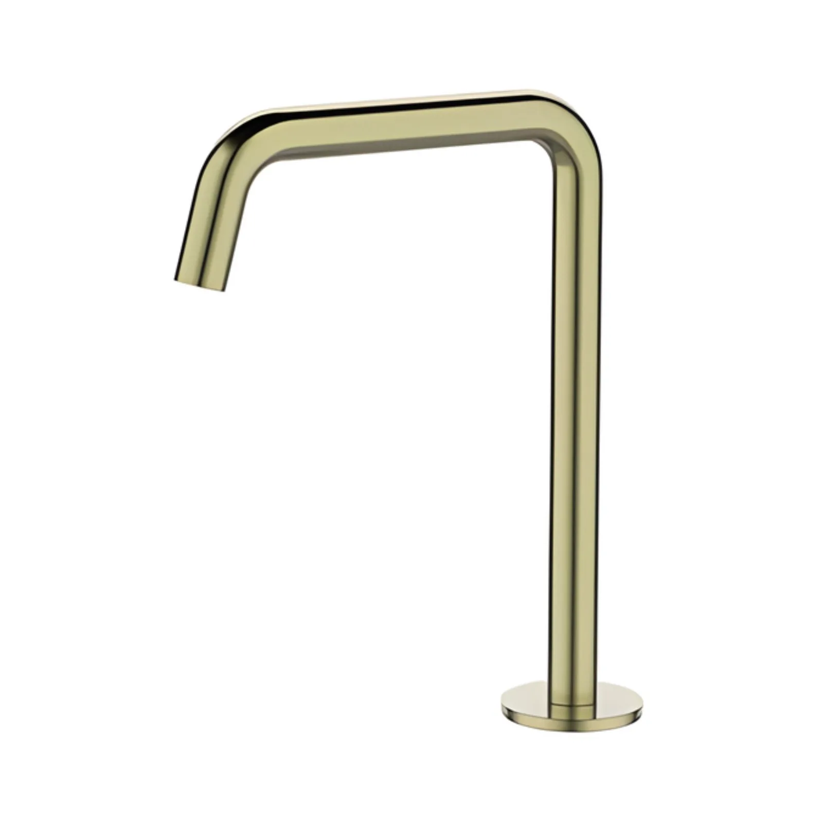 Bica Quadrada Media Brushed Gold Lexxa Domus