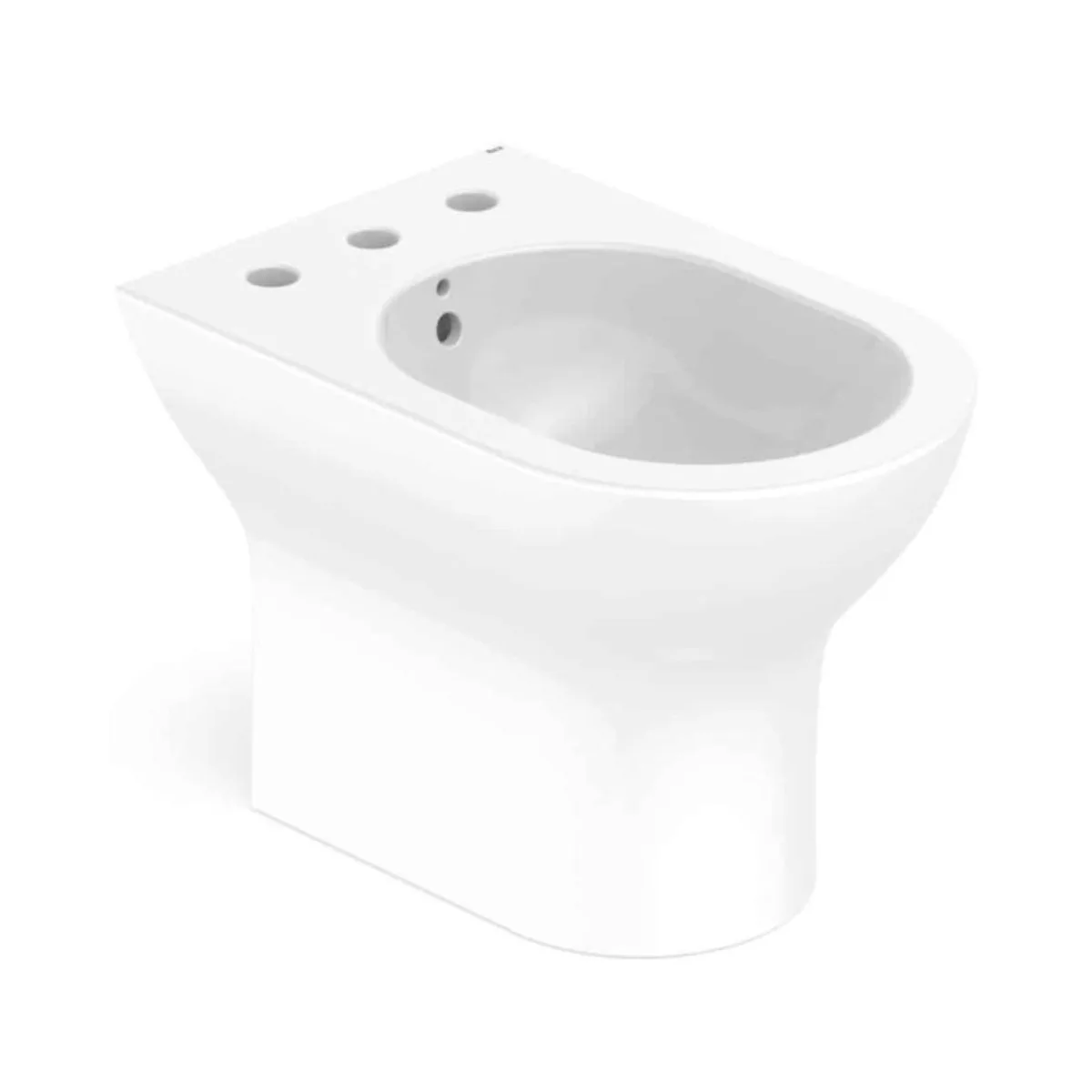 Bidê com 3 Furos para Misturador com Ladrão Branco Roca Nexo