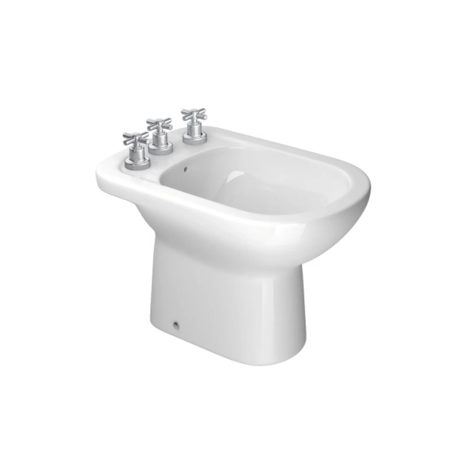 Bidê Deca com 3 furos Vogue Plus