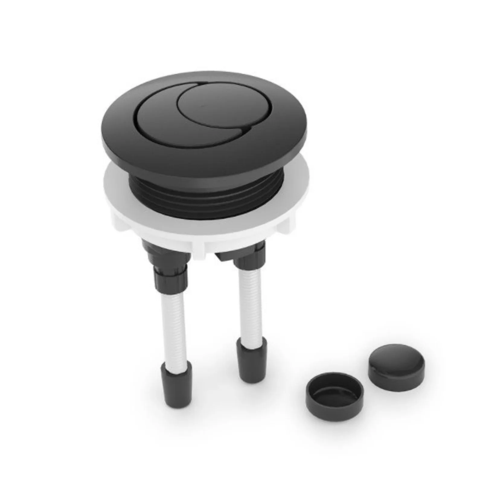 Botão para caixa acoplada 3/6L Roca/Incepa Preto Fosco