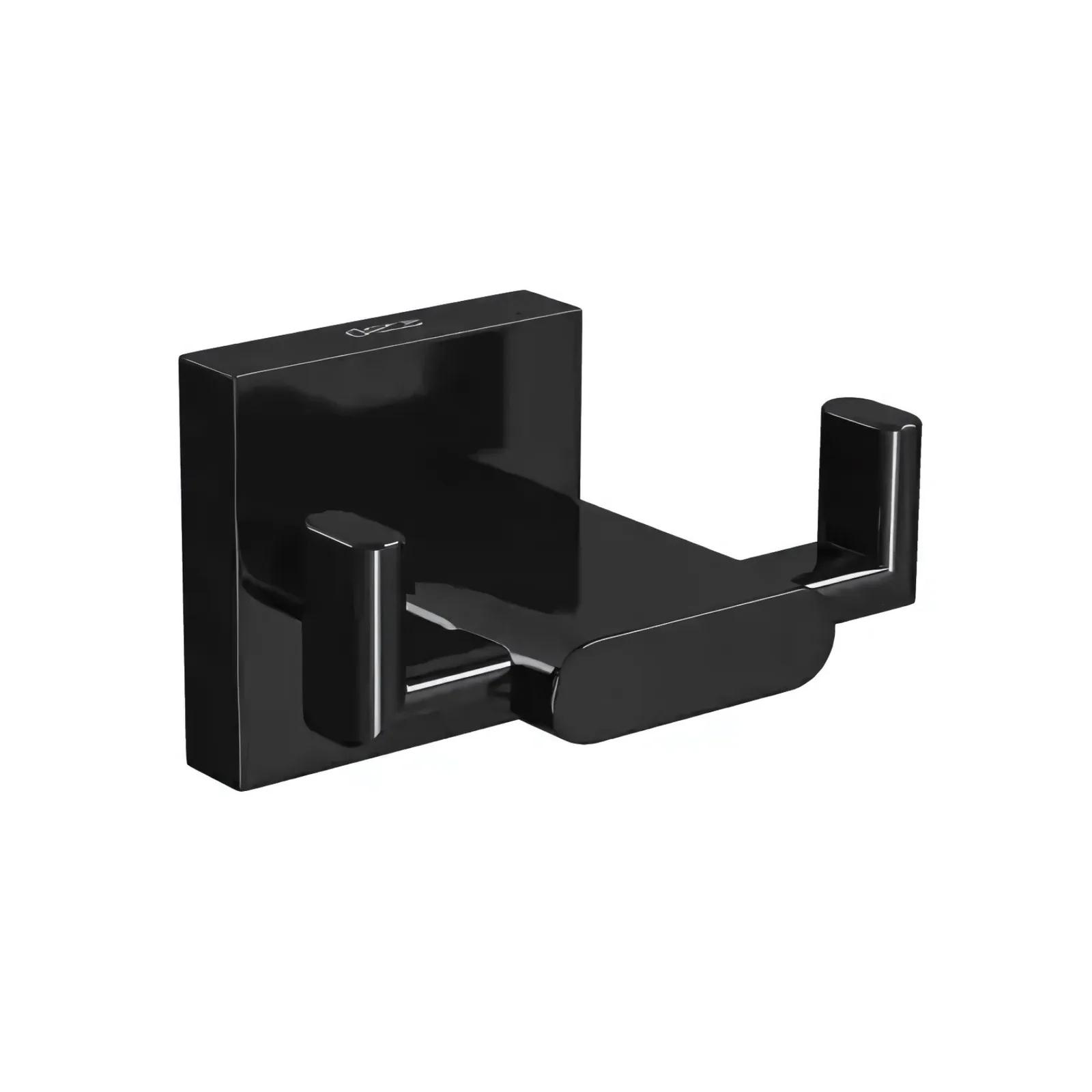 Cabide Duplo Deca Polo Black Noir