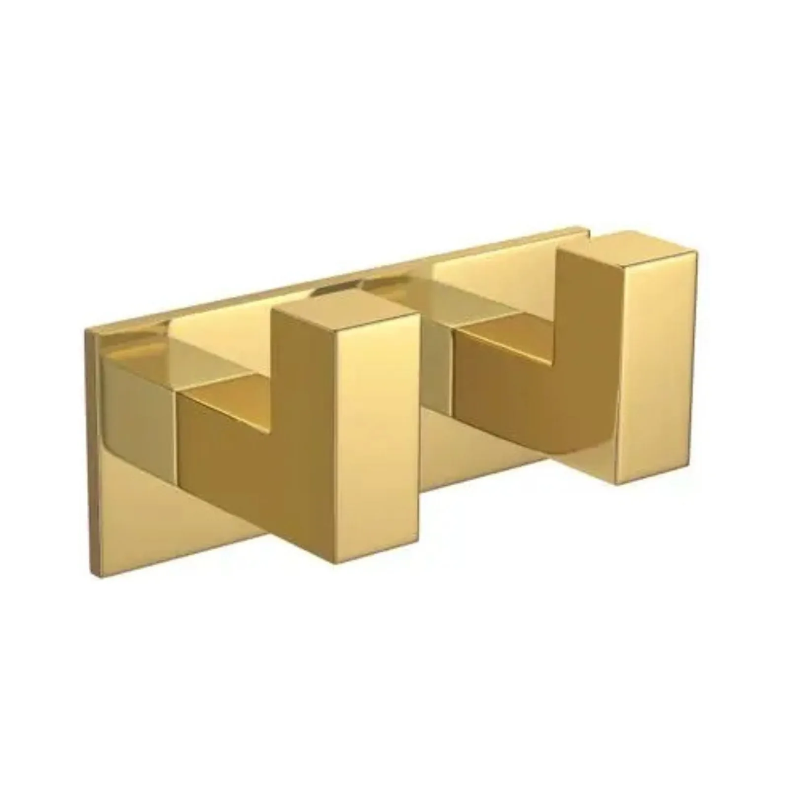 Cabide Duplo Gold Deca Quadratta