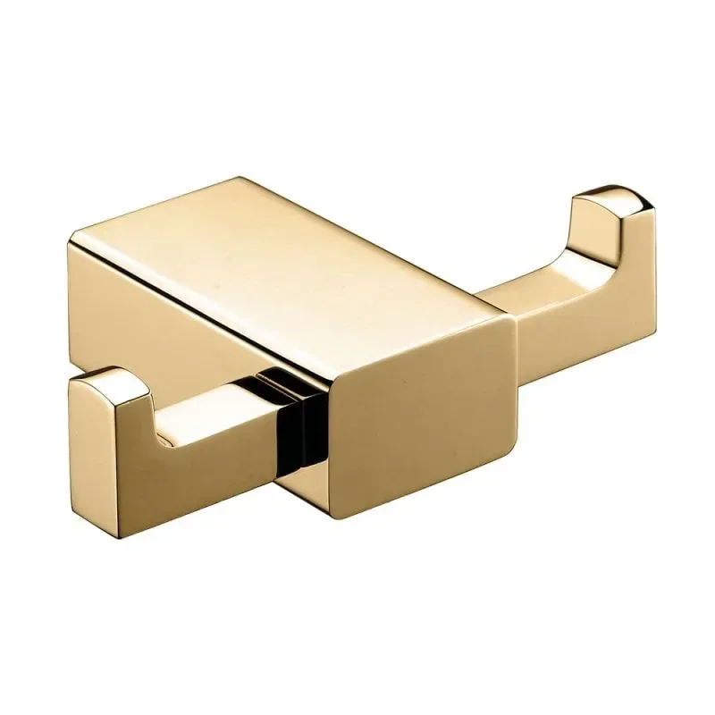 Cabide Rubinettos Quadro Dourado Duplo