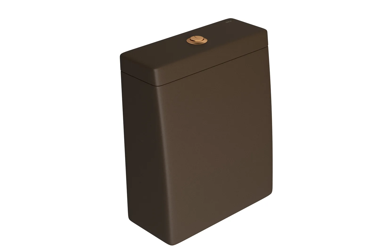 Caixa de Descarga Acoplada Deca Link Marrom Fosco/Glod Matte