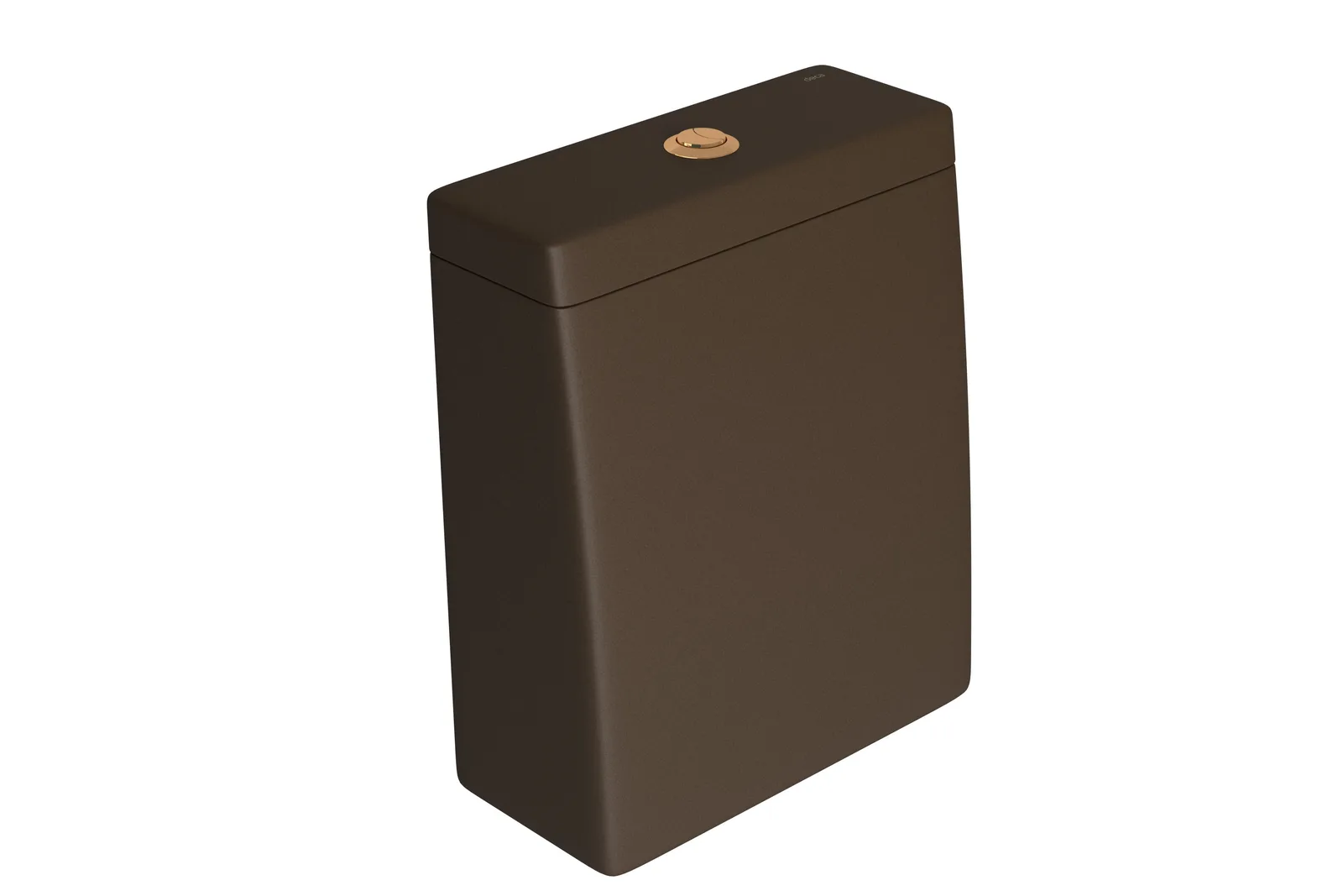 Caixa de Descarga Acoplada Deca Link Marrom Fosco/Red Gold