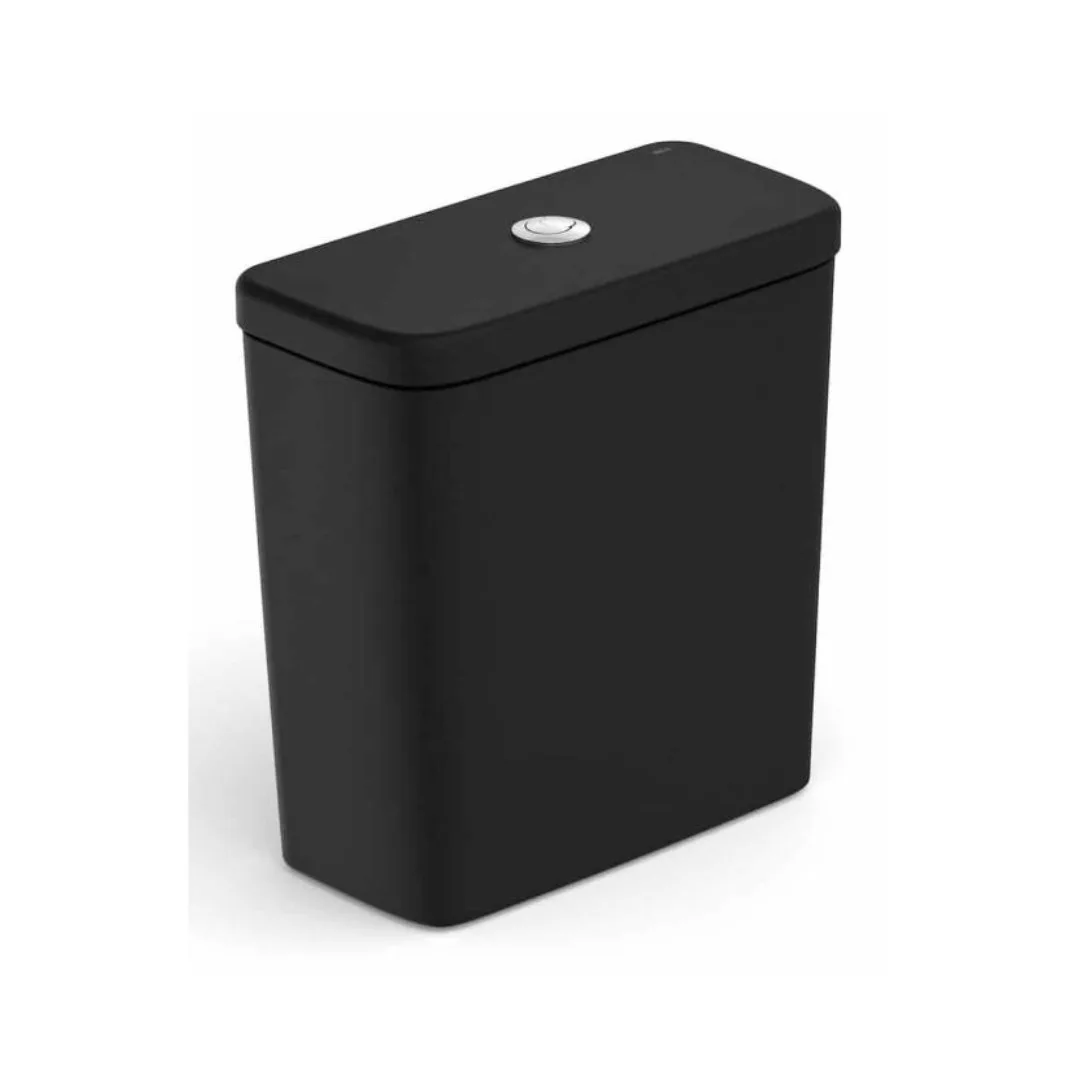 Caixa de Descarga Acoplada Roca Debba com Duplo Acionamento Black Matte