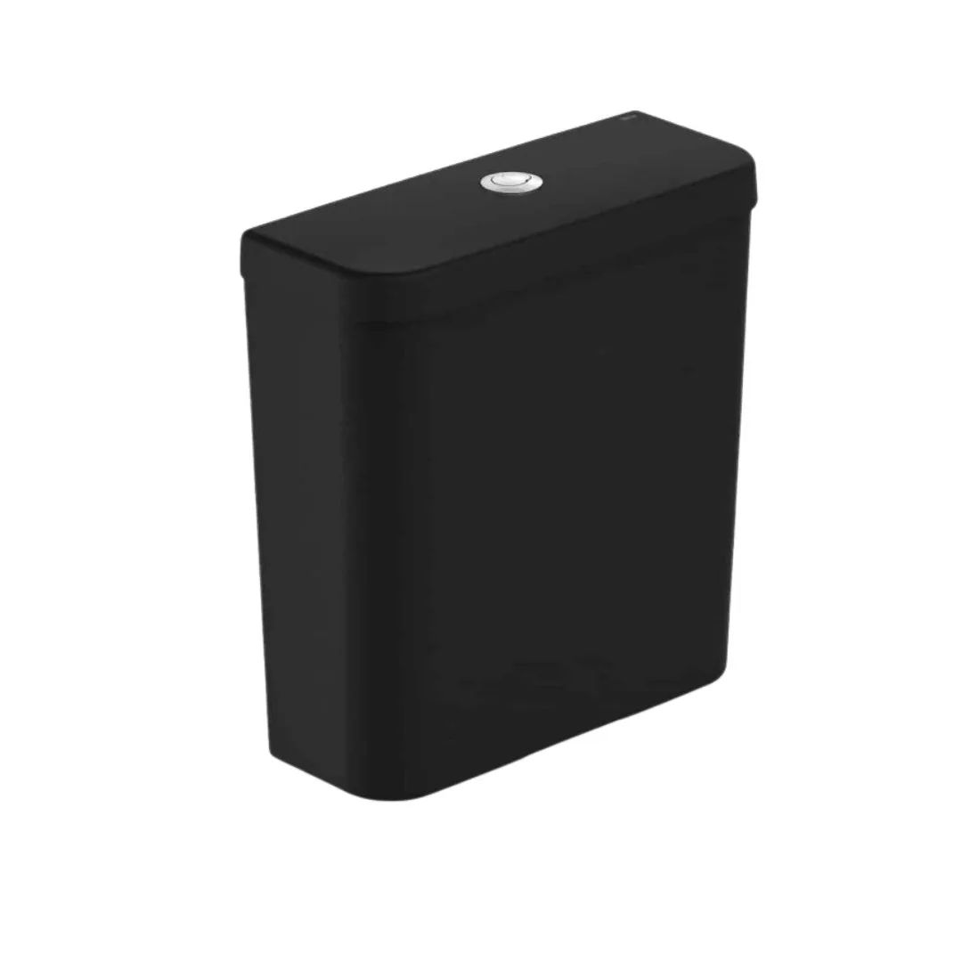 Caixa de Descarga Acoplada Roca Gap com Duplo Acionamento Black Matte