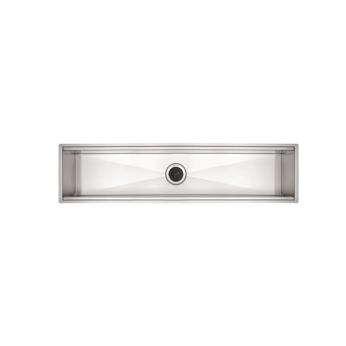 Canal Organizador Aço Inox para Sobrepor com Acabamento Acetinado 75x18 cm Tramontina