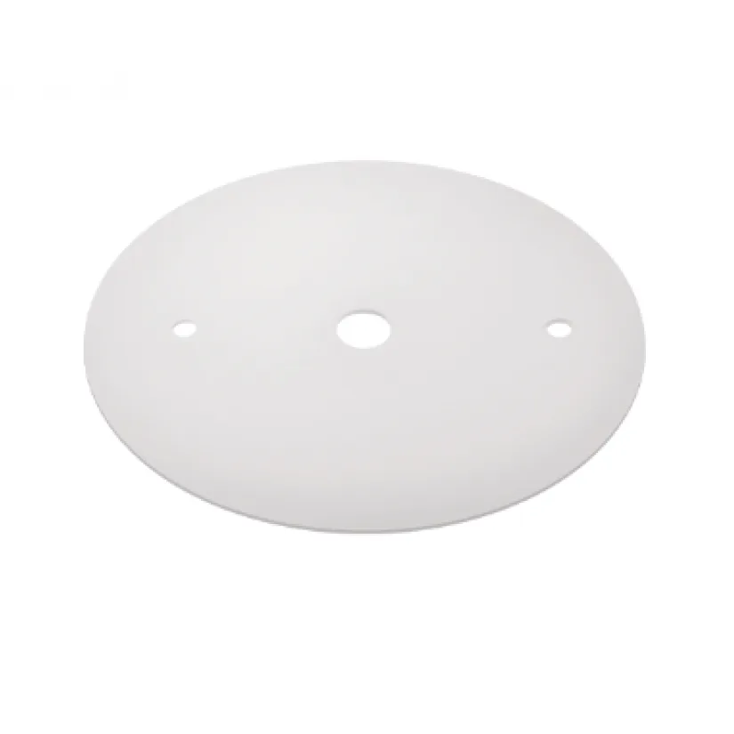 Canopla Stella Plana para Trilho De Sobrepor Branco
