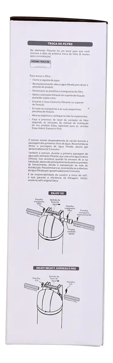 Cartucho Deca (filtro) para Misturador Enjoy