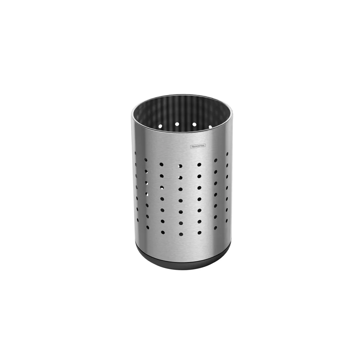 Cesto para Papel Tramontina Cápsula Dots em Aço Inox 10 L