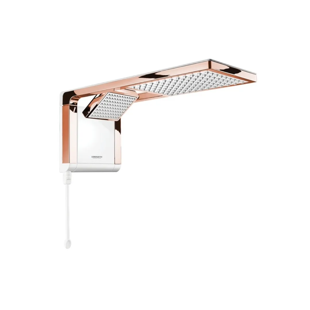 Chuveiro Elétrico Lorenzetti Acqua Duo Ultra 220V Rose Gold