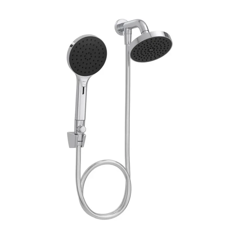 Chuveiro com Tubo de Parede e Desviador Deca Flex Cromado