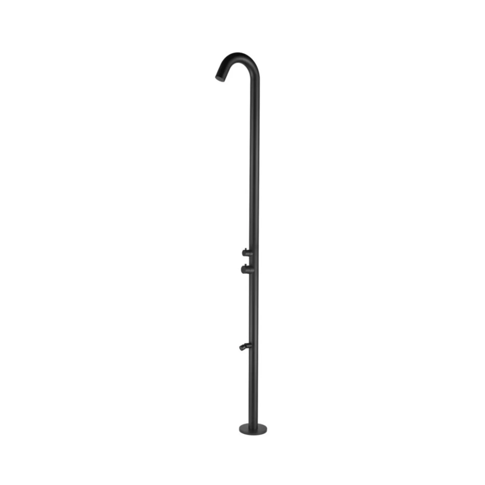 Chuveiro de Área Externa Cascata Black Matte Dax Candalla
