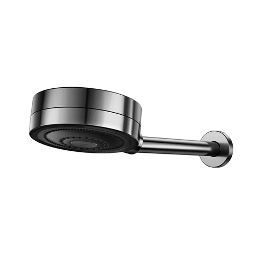 Chuveiro de parede Docol Novo Technoshower Grafite Polido
