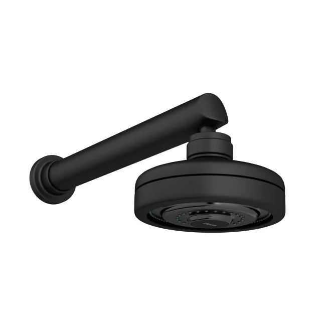 Chuveiro com Tubo Reto de Parede Deca Acqua Plus Black Matte