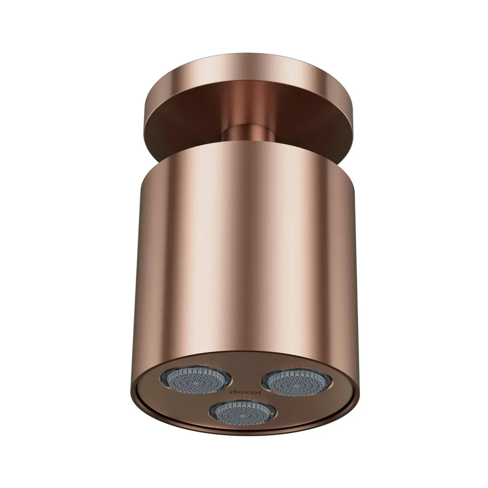 Chuveiro de Teto Cobre Escovado DocolRain Mix&Match