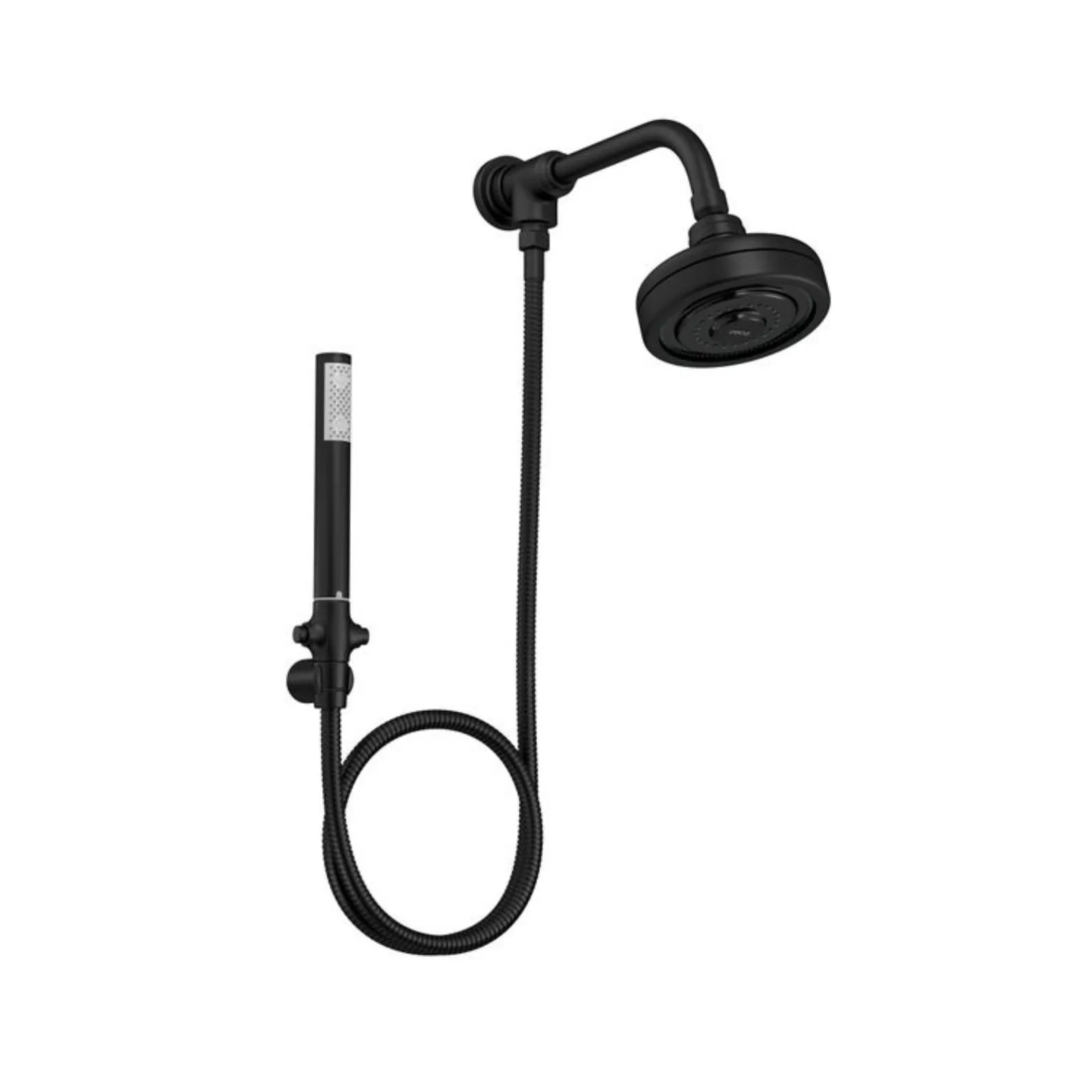 Chuveiro de Parede com Desviador Deca Acqua Plus Tubo STD Black Matte