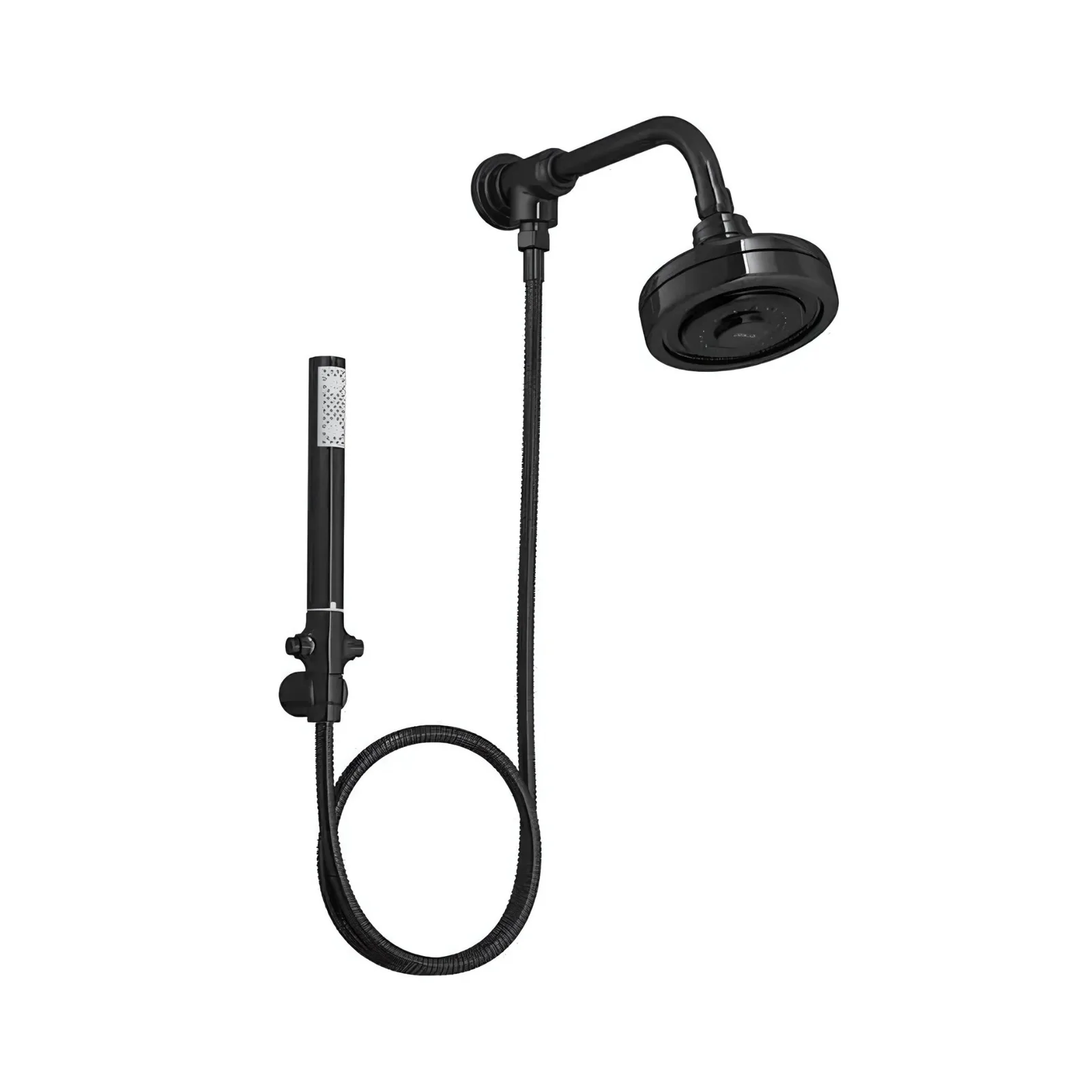 Chuveiro de Parede com Desviador Deca Acqua Plus Tubo STD Black Noir