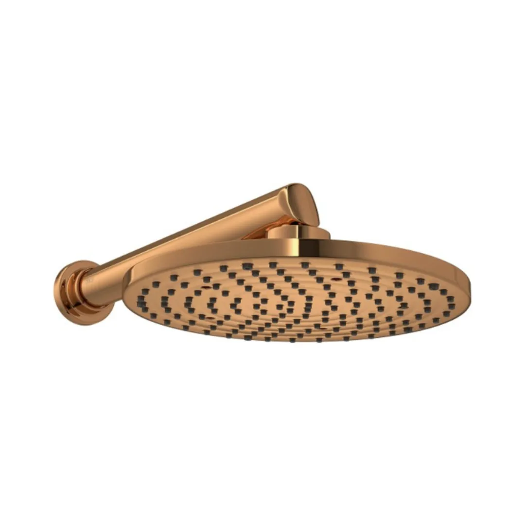 Chuveiro de Parede Redondo com Tubo 38cm Red Gold Deca Aquamax