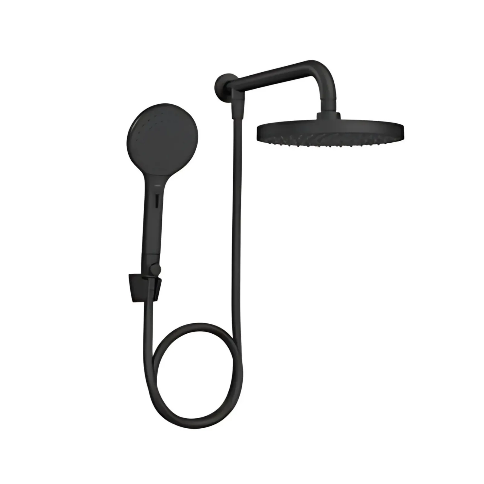 Chuveiro Deca Redondo Flex Max Black Matte 2085 Com Tubo