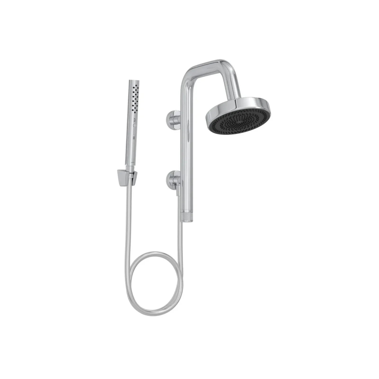 Chuveiro Redondo Com Desviador Cromado 16cm Deca Select Eco