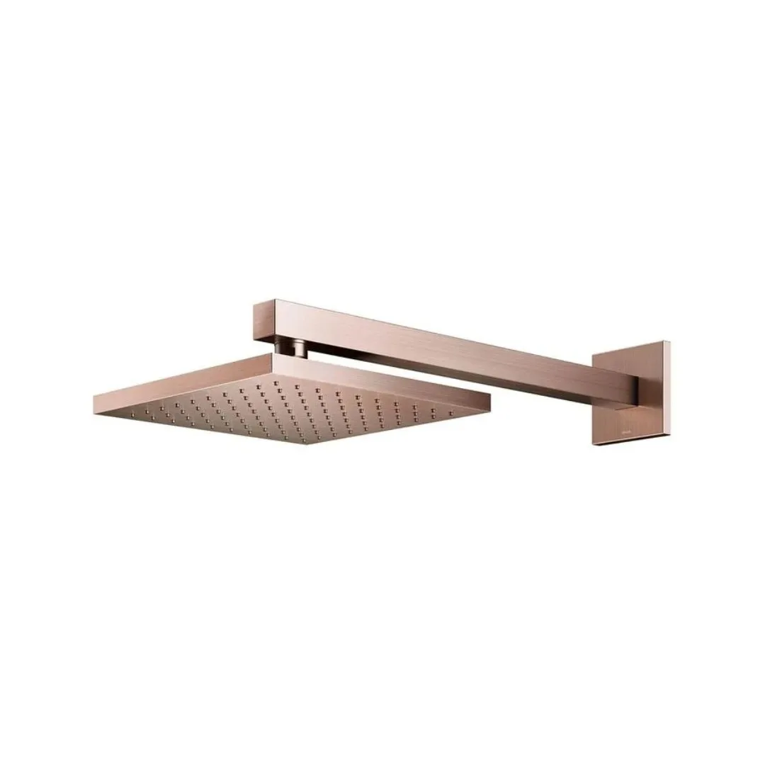 Chuveiro De Parede Cobre Escovado Docol Heaven Q200