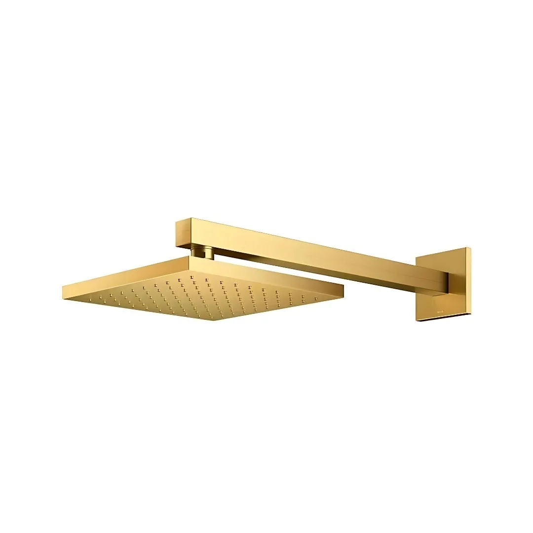 Chuveiro De Parede Ouro Escovado Docol Heaven Q200