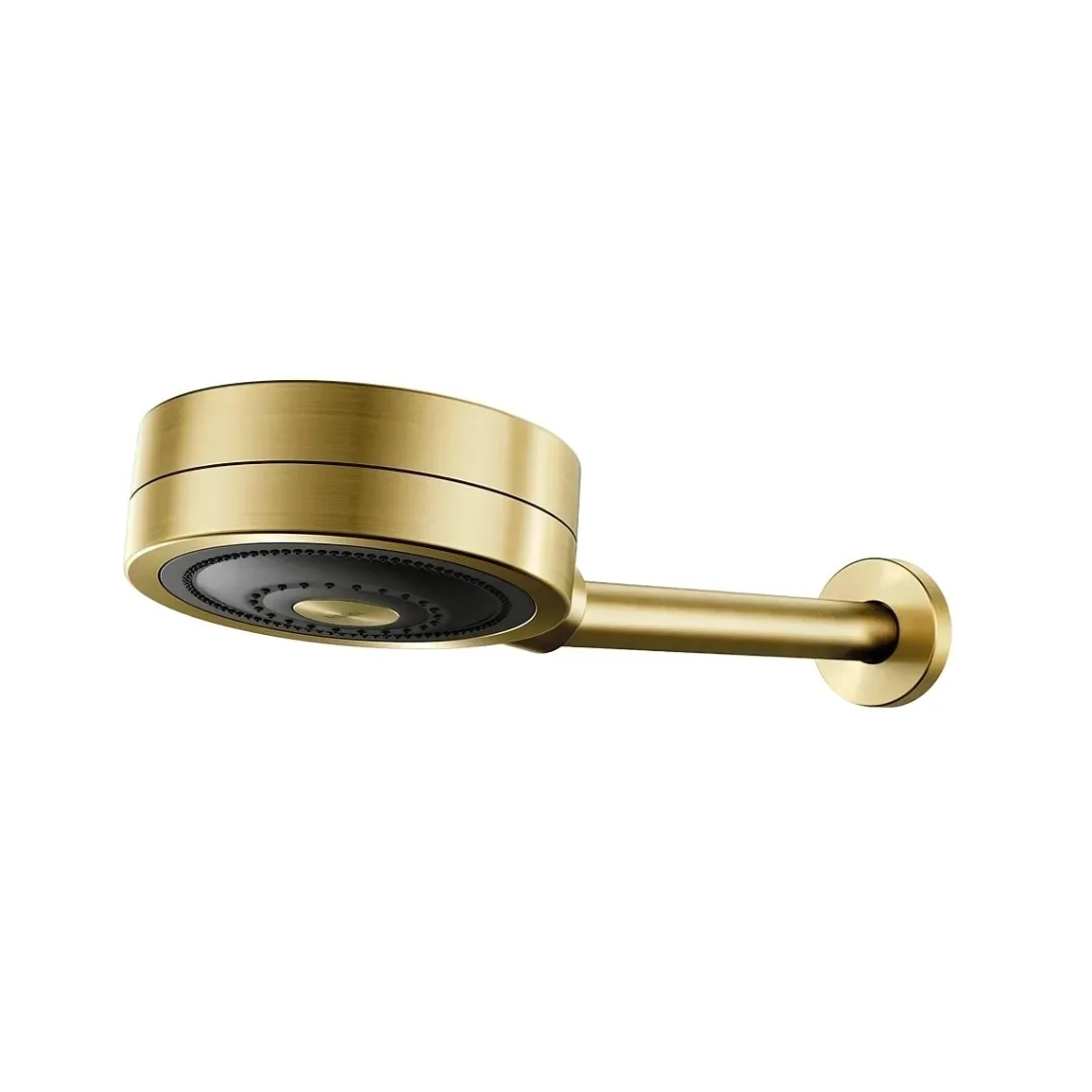 Chuveiro De Parede Ouro Escovado Docol Novo Tecnoshower
