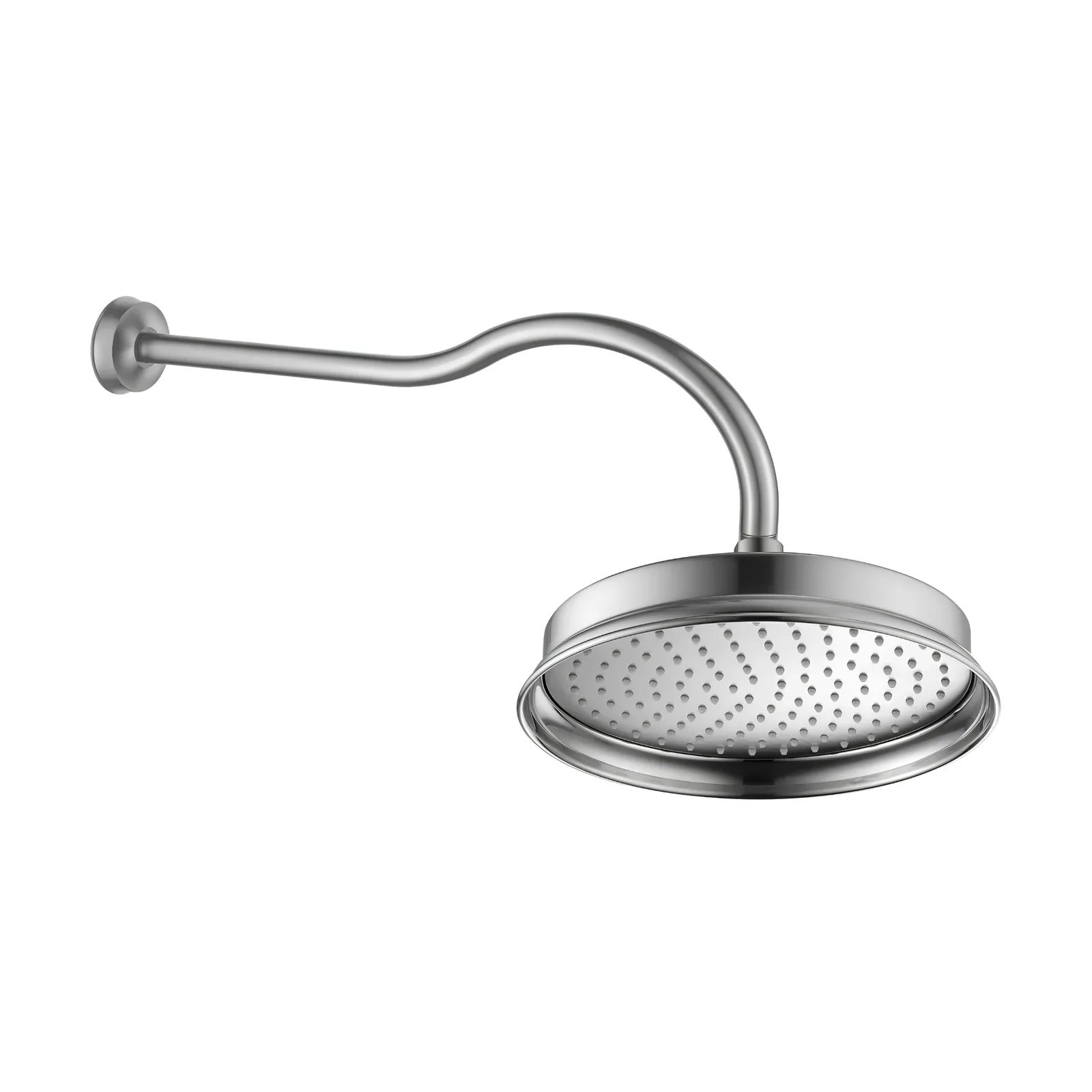 Chuveiro De Parede Brushed Nickel Doka Ever