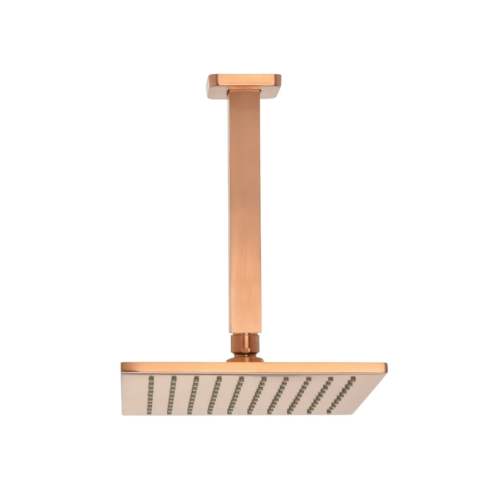 Chuveiro De Teto Brushed Rose Gold Doka Rainbow