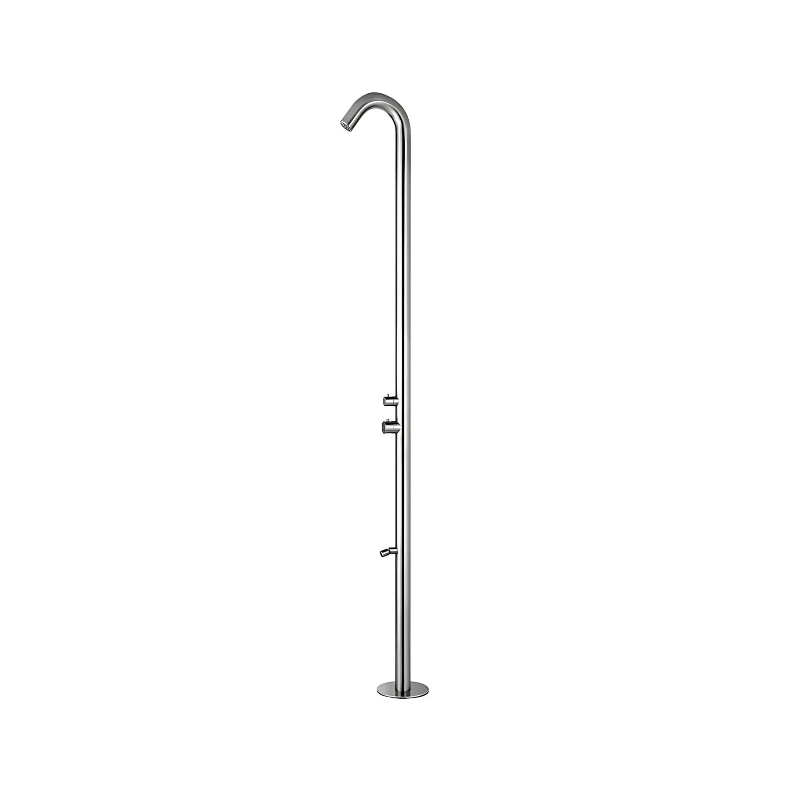 Chuveiro Doka Inox Área Externo Brushed