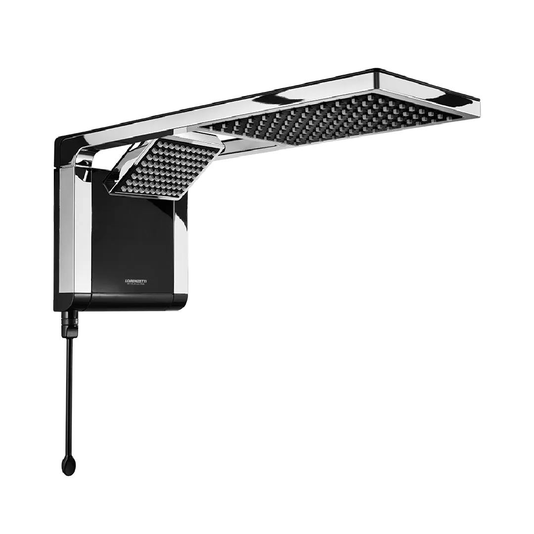 Chuveiro Elétrico Lorenzetti Acqua Duo Ultra 127V 5500W Preto/Cromado